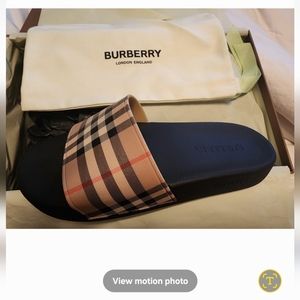 Burberry slides